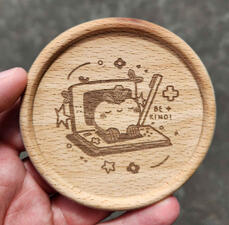 DS Apple coaster